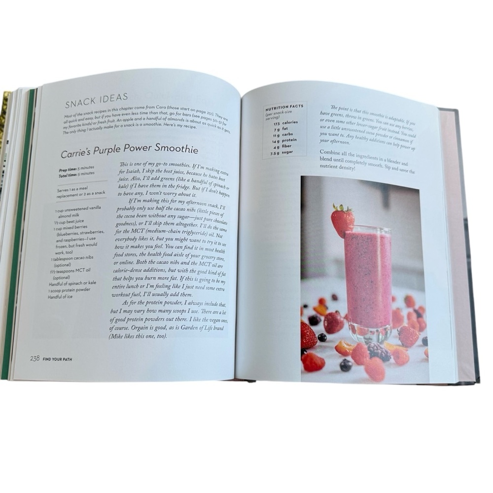 Find Your Path By Carrie Underwood Health & Fitness Healthy Recipes - Hardcover - Picture 4 of 4